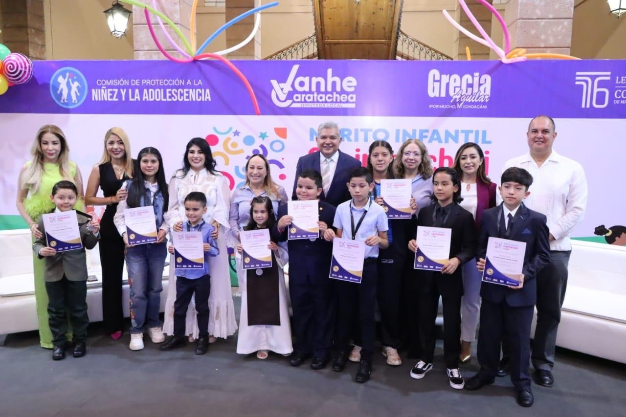 Entrega Congreso del Estado condecoraciones a los ganadores del “Mérito Infantil Sapirhaticheri 2025”