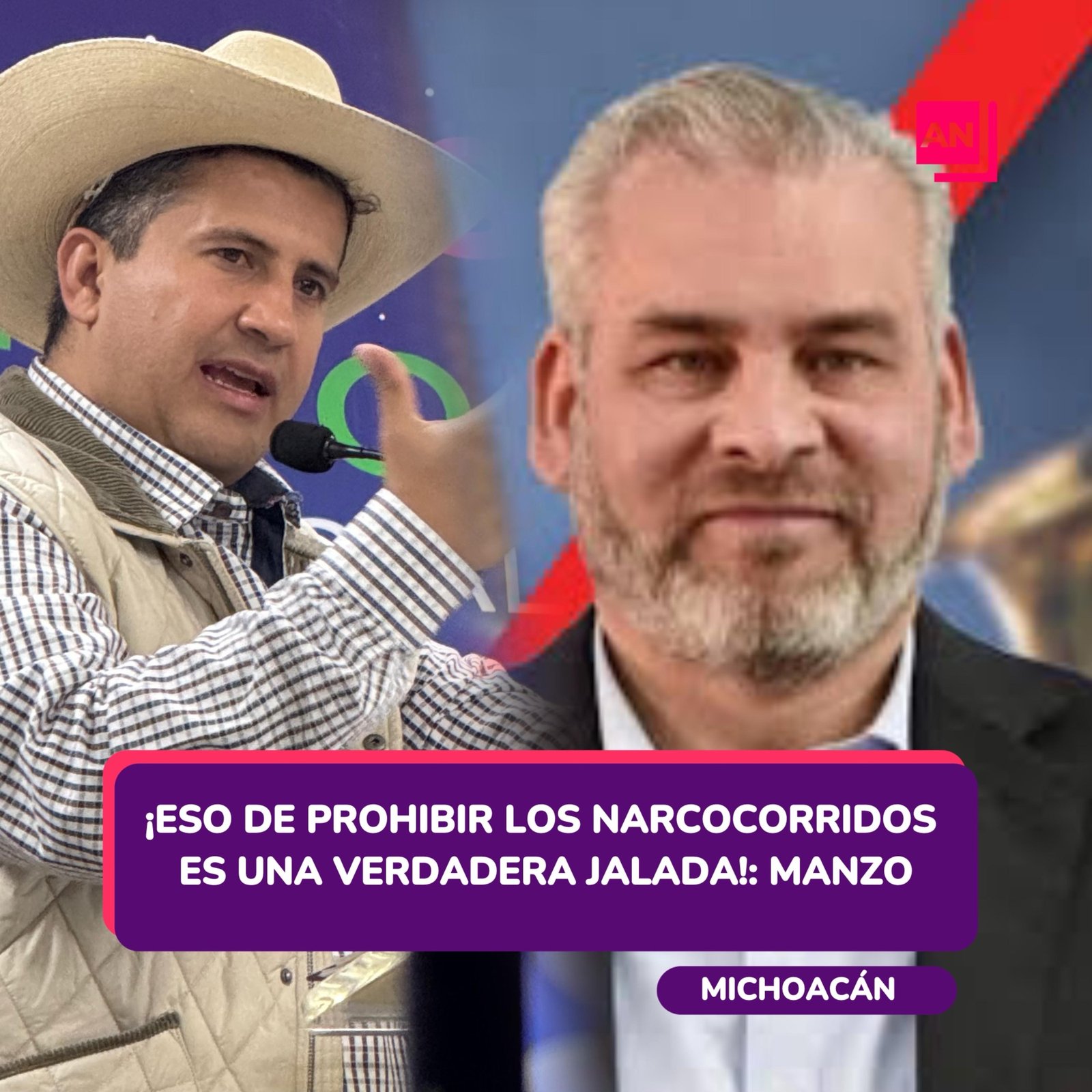 “Más que prohibir corridos, hay que prohibirle operar a la delincuencia”: Carlos Manzo
