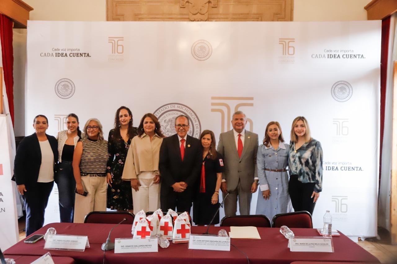 Participa Congreso del Estado en la “Colecta Nacional 2025”de la Cruz Roja
