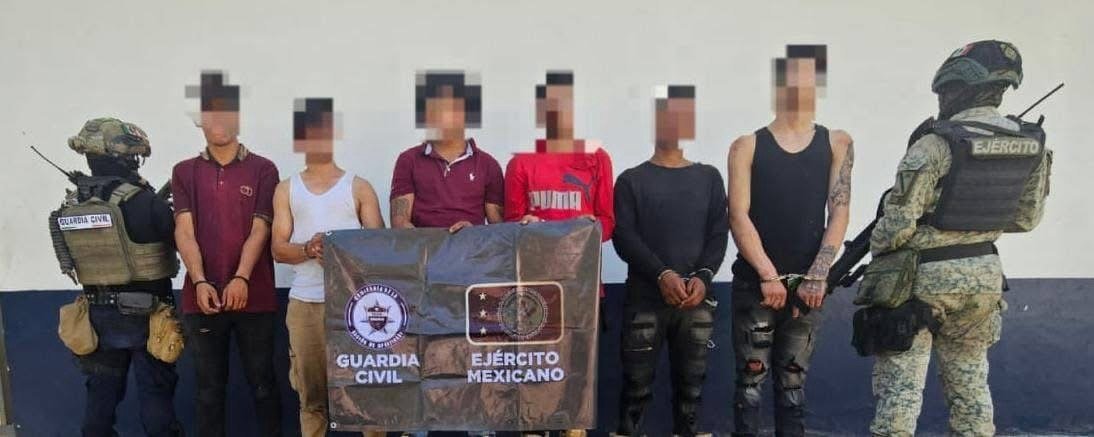 Detienen a 6 venezolanos en posesión de armas