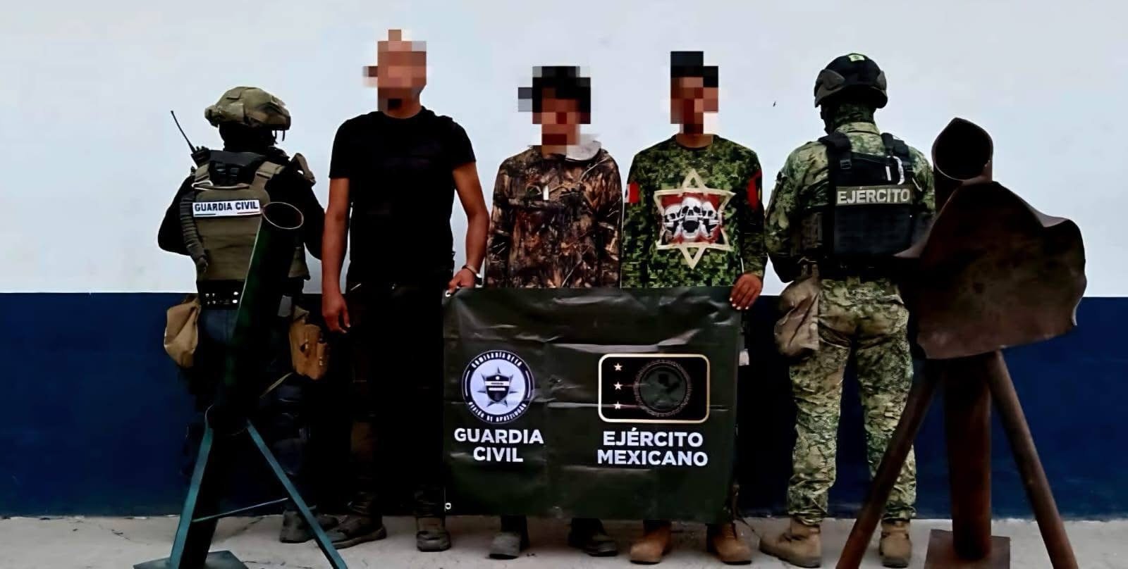 Tras enfrentamiento detienen a “El Plumas”, “El Niño” y “El Mudo”