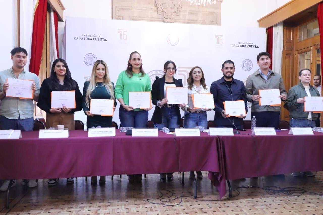 Instala 76 Legislatura el Comité Organizador del Parlamento Juvenil Incluyente 2025
