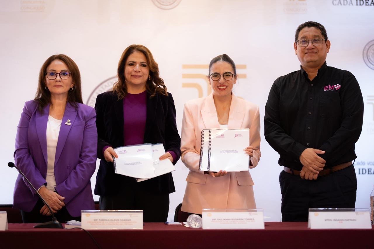 Recibe Congreso del Estado el Informe de Actividades del IEM