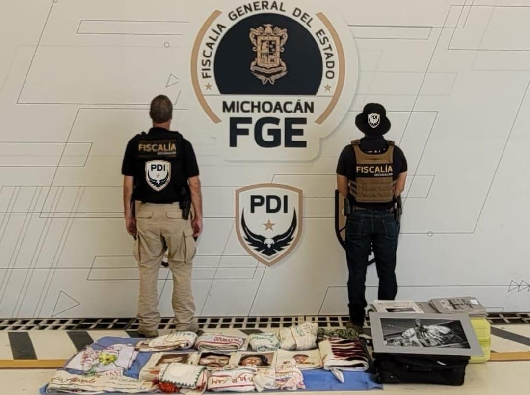 Tras catear inmueble en Morelia, recupera FGE exposición artística robada