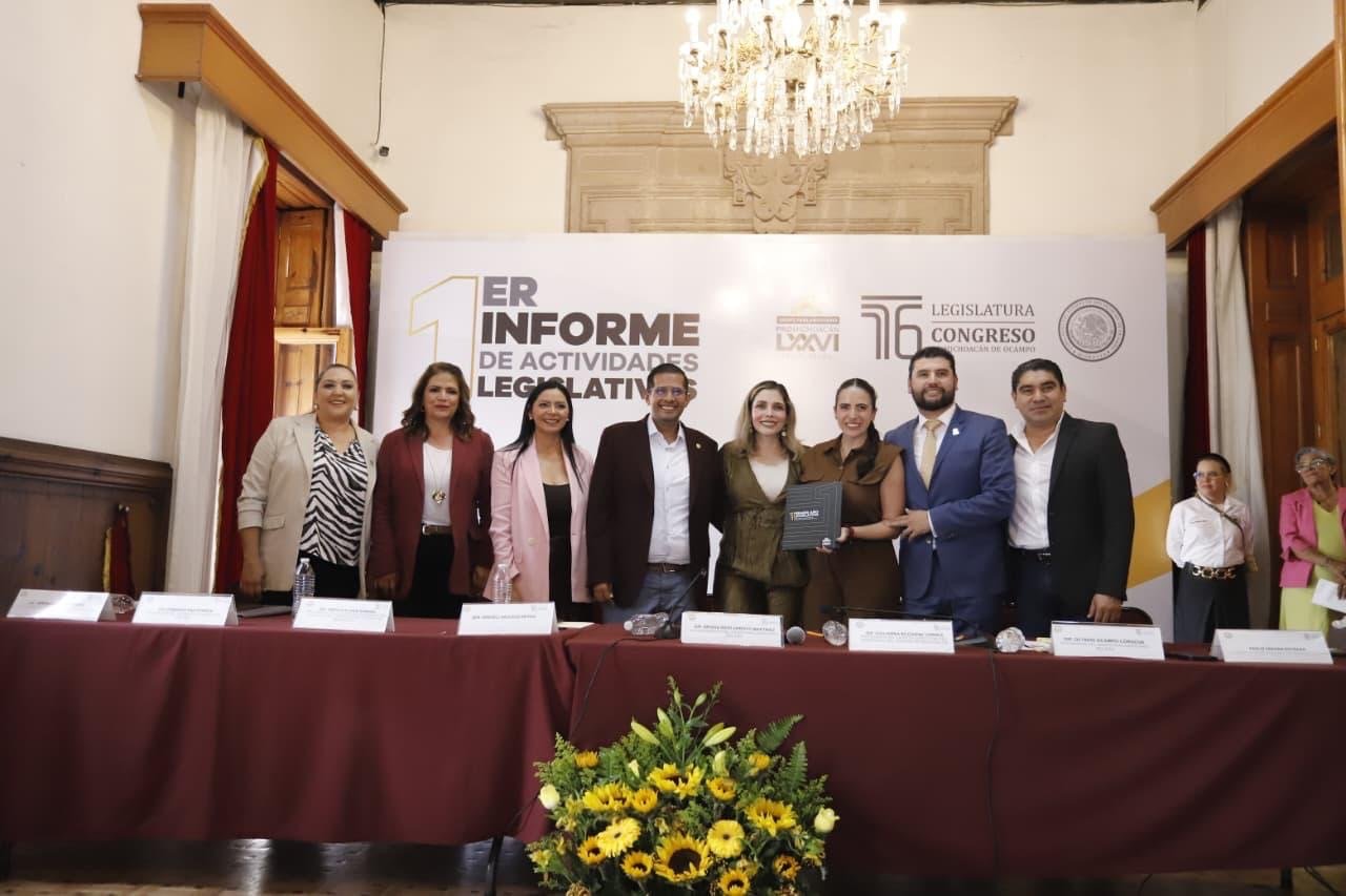 Fracción Parlamentaria del PRD presentó su Primer Informe Legislativo
