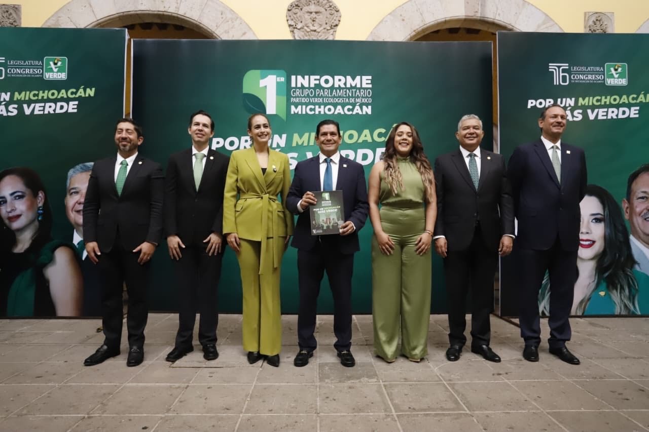 Entrega Grupo Parlamentario del PVEM Primer Informe de actividades legislativas