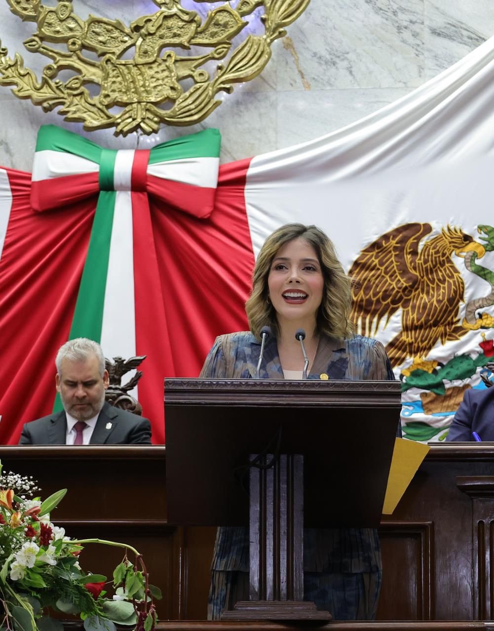 Durante Cuarto Informe de Gobierno, convoca Brissa Arroyo a “vencer juntos los desafíos de Michoacán”
