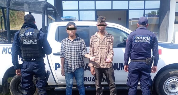 Detienen a tres hombres con droga en Uruapan durante operativos de seguridad