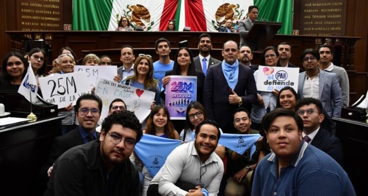 Proponen diputados del PAN declarar el 25 de marzo como Día Estatal de la Vida