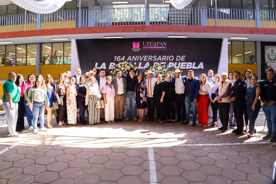 Conmemoran en Uruapan el 164 Aniversario de la Batalla de Puebla